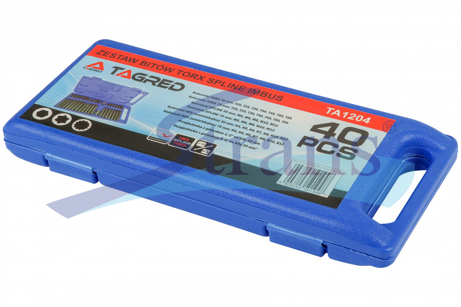 Набір Бітів Torx, Hex, Spline Tagred 40Шт Ta1204 купити в Україні